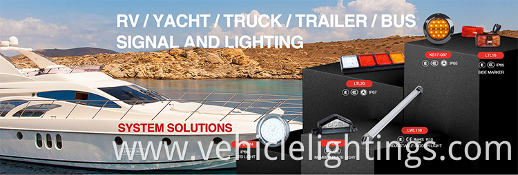 36 led 12V 24V truck led lights tractor trailer tail light lamp reversing running brake turn lights